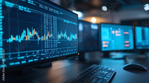 Stock Market Data Analysis on Multiple Monitors