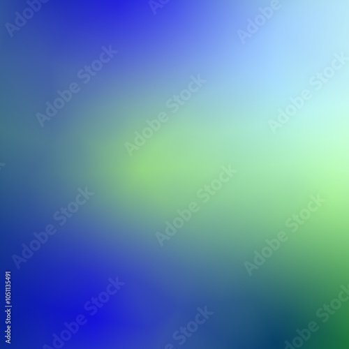 Abstract Blue and Green Gradient Background