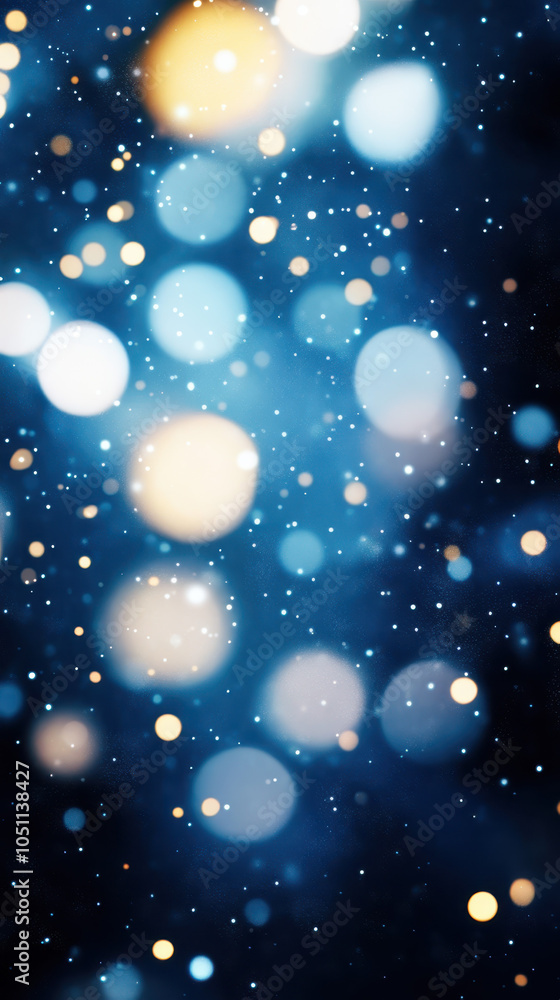 mesmerizing background featuring soft, glowing bokeh lights in shades of blue and gold, creating dreamy and enchanting atmosphere. Perfect for various design projects mesmerizing background featuring soft, glowing bokeh lights in shades of blue and gold, creating dreamy and enchanting atmosphere. Perfect for various design projects