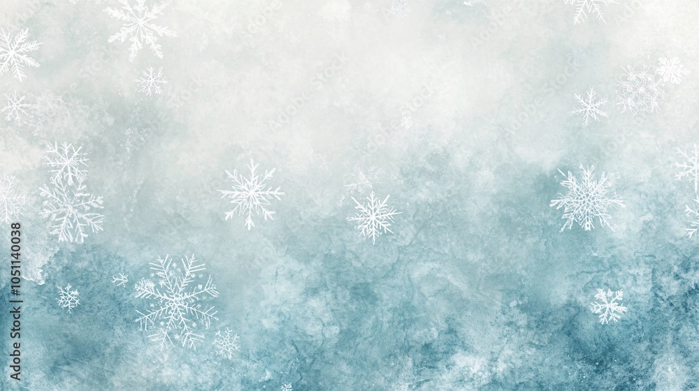 2410 98.A wintery watercolor background featuring soft, hand-painted snowflakes falling against a light blue and white wash. The delicate design evokes the quiet serenity of the holiday season, 2410 98.A wintery watercolor background featuring soft, hand-painted snowflakes falling against a light blue and white wash. The delicate design evokes the quiet serenity of the holiday season,