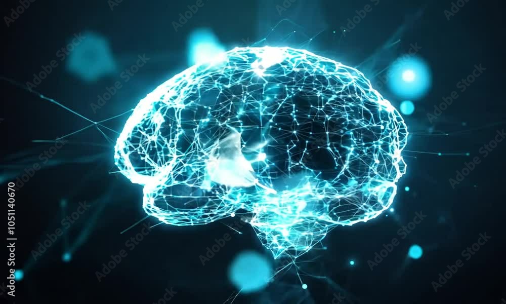 A digital representation of a brain made of interconnected lines and nodes, symbolizing neural networks. A digital representation of a brain made of interconnected lines and nodes, symbolizing neural networks.