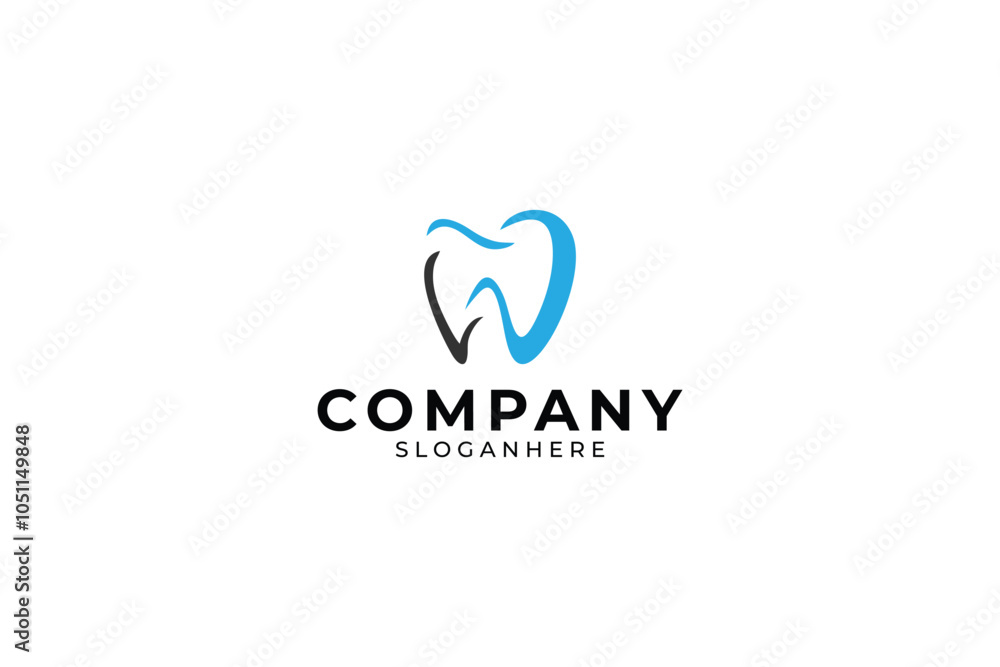 Obraz premium Dentist Tooth Logo