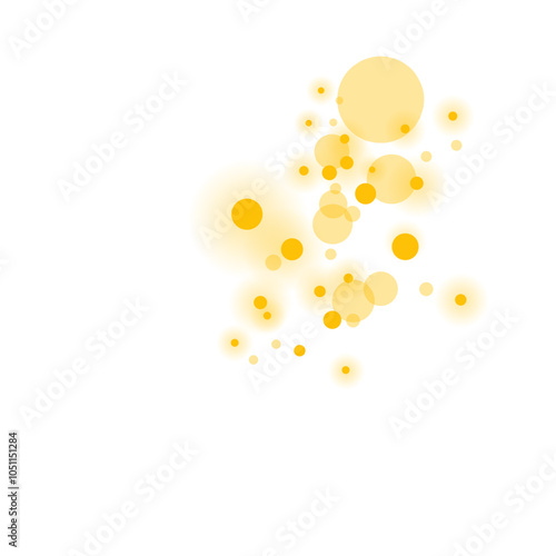 Golden bokeh light effect 
