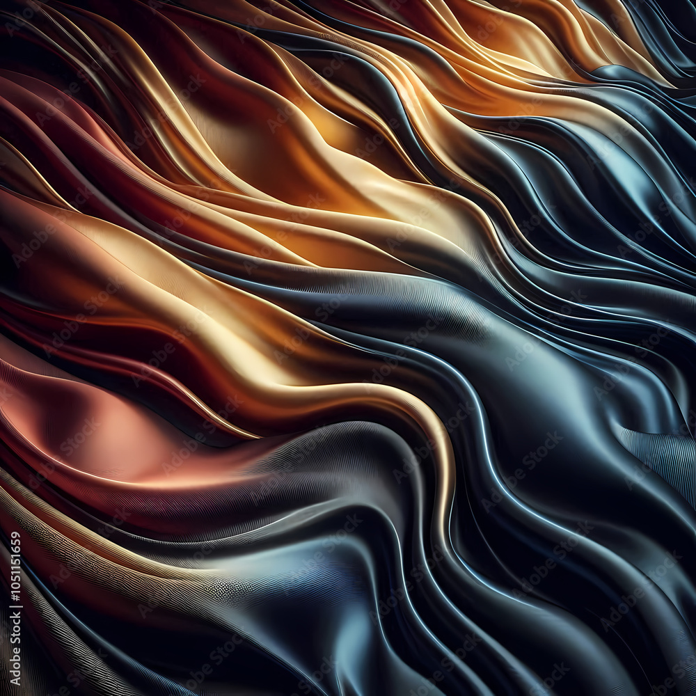 Copper Sunset Flow: Premium Material Study with Warm Color Movement and Sophisticated Light Effects Copper Sunset Flow: Premium Material Study with Warm Color Movement and Sophisticated Light Effects