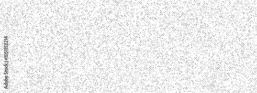 Dotted noise grid texture background. Comic pixel grain pattern. Black polka dot particles wallpaper. Irregular grain overlay backdrop. Grunge net speckles effect. Vector stipple halftone texture