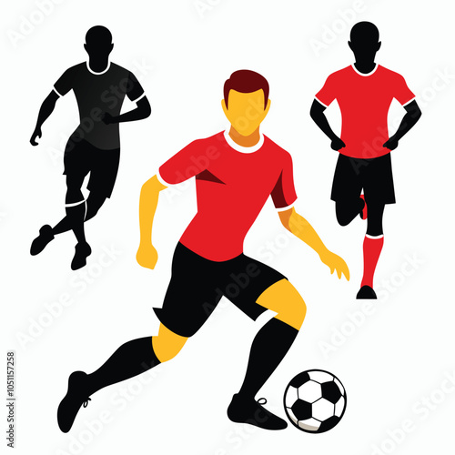 football player vector
