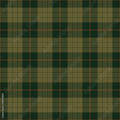 Crazy Plant Lady Plaid Check Seamless Pattern - Cute plaid check repeating pattern design