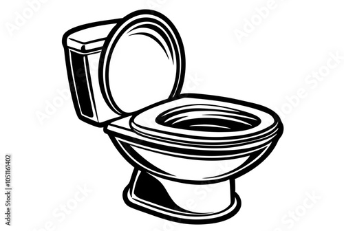 Toilet bowl, toilet seat, of toilet 