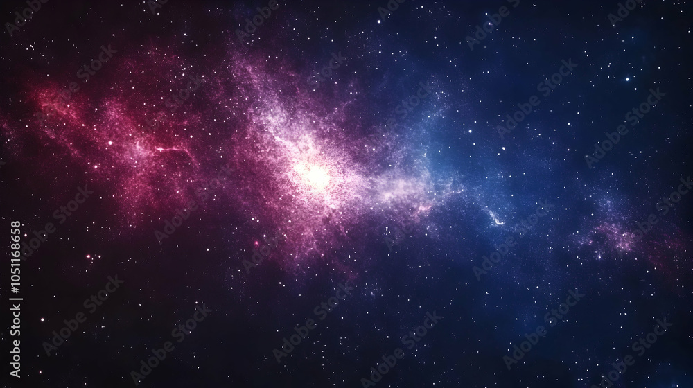 Fototapeta premium Cosmic Nebula with Stars, space, universe, galaxy, night sky, astronomical