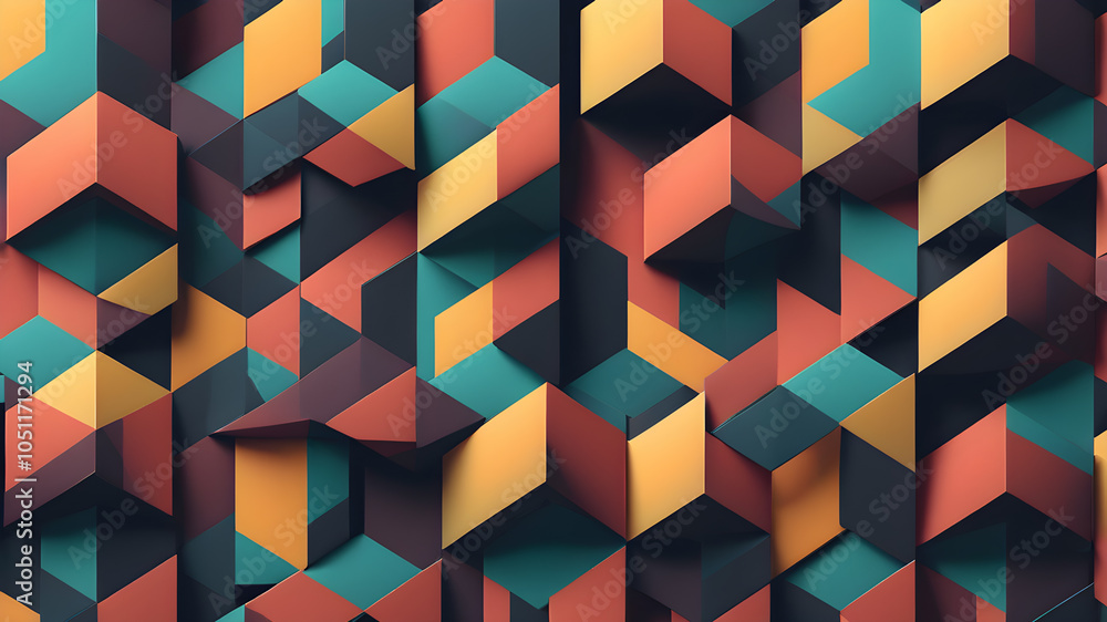 Fototapeta premium Abstract geometric background. Abstract Modern geometric
