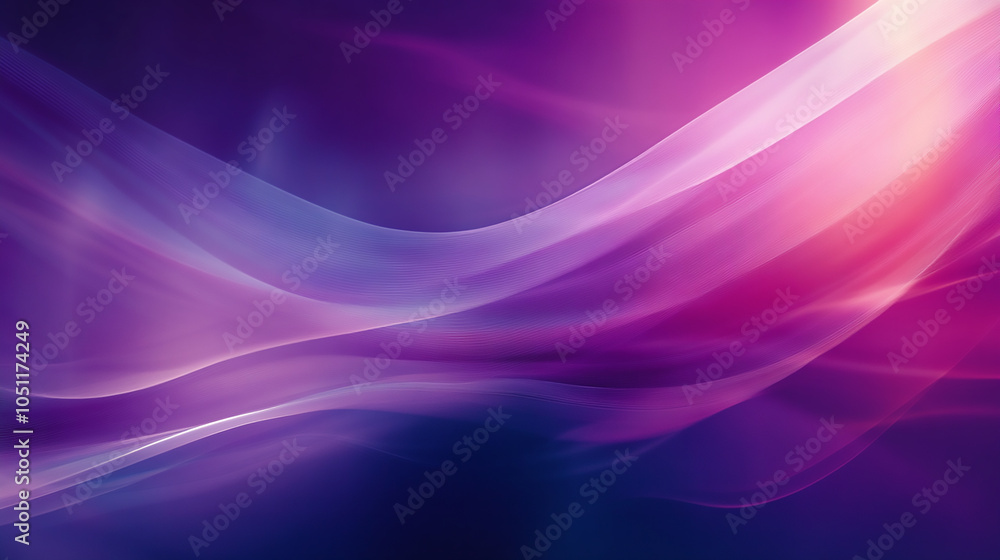 Fototapeta premium A purple and pink fabric with a wave pattern Abstract background with swirling pink and purple patterns, creating a dynamic and energetic visual.