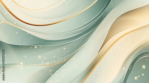 Fototapeta Naklejka Na Ścianę i Meble -  Abstract Pink and Red Smoke Background created   Soft pastel green abstract wave background. Elegant and smooth light green curves creating a calming and modern design for various uses