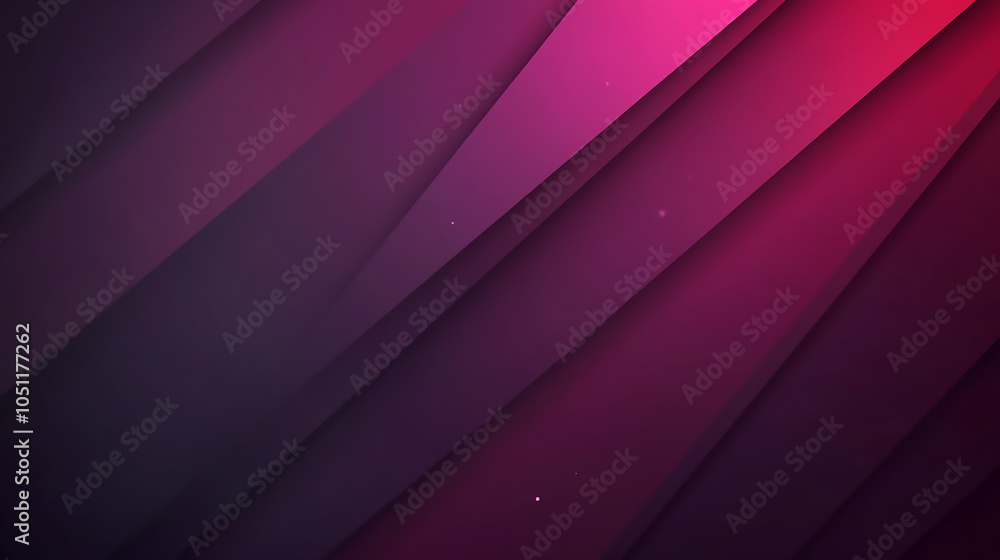 Obraz premium Modern dark purple square geometric abstract background design. Vibrant diagonal stripes in pink and blue gradient 