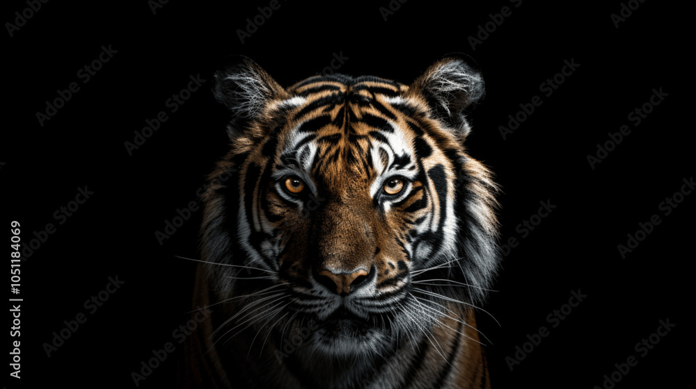 portrait of a tiger portrait of a tiger