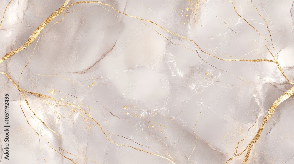 Fototapeta premium Exquisite white marble with gold veins, a luxurious texture for elegant interior design and decor