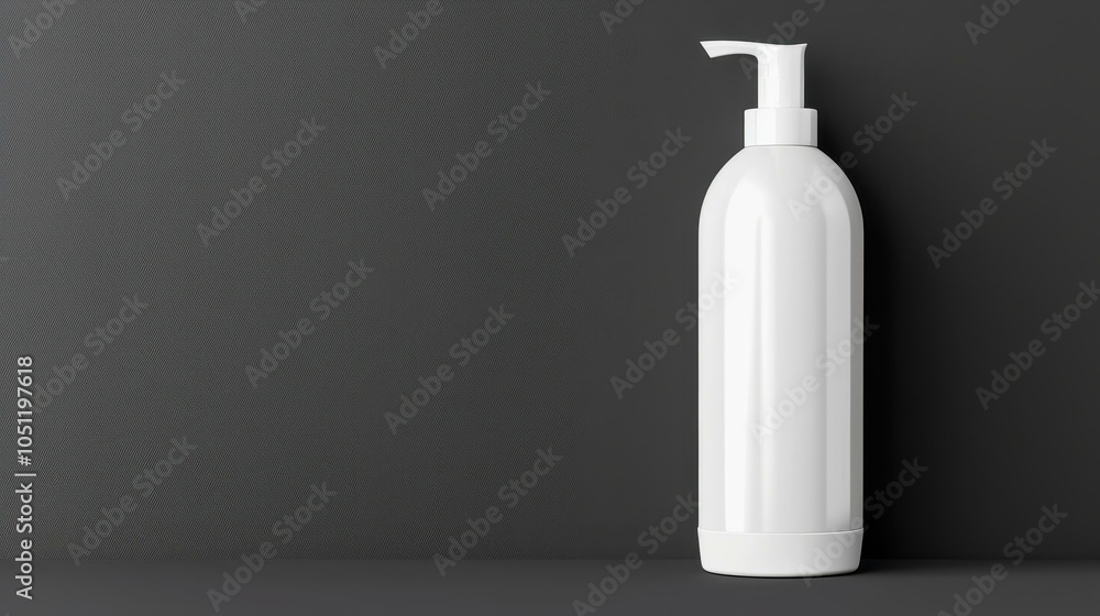 Elevate your branding with this sleek blank cosmetics bottle, perfect for showcasing your design on a dark textured backdrop. Elevate your branding with this sleek blank cosmetics bottle, perfect for showcasing your design on a dark textured backdrop.