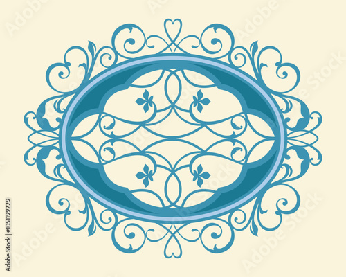 Template for plotter laser cutting of paper, metal engraving, wood carving, cnc, Decorative paper art panel dies