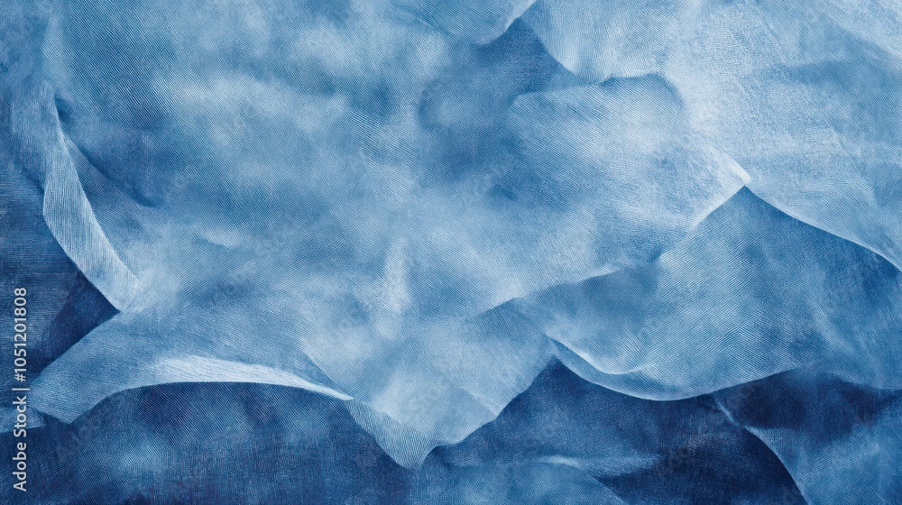 Fototapeta premium Abstract blue pencil texture captured in a fluid motion, with swirling patterns and vibrant hues that evoke creativity and inspiration.