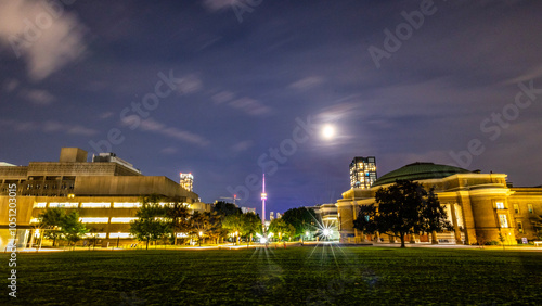 University of Toronto campus at night photo