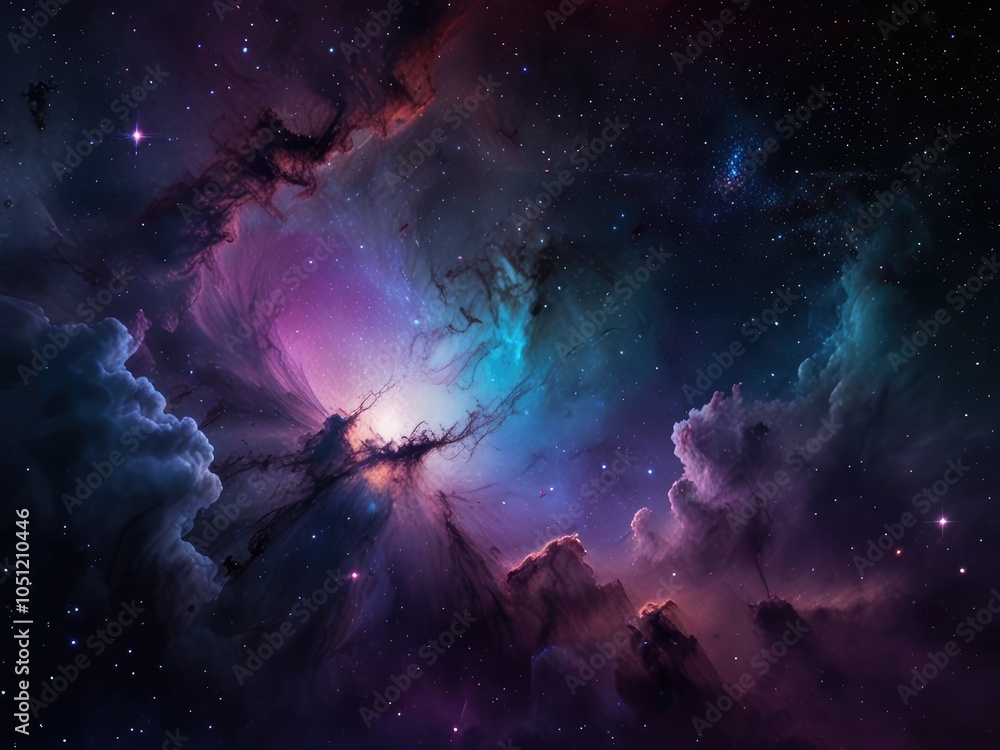 Fototapeta premium galaxy in space,background with stars,background with space,background with stars and nebula,galaxy in space