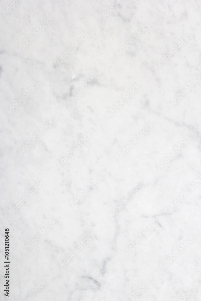 White marble background or texture and copy space, vertical shape.