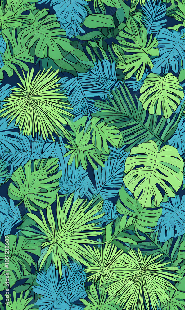 Whimsical Floral and Foliage Designs seamless pattern: Playful Doodles, Geometric Leaves, and Elegant Wildflowers in Bold and Soft Color Palettes. Whimsical Floral and Foliage Designs seamless pattern: Playful Doodles, Geometric Leaves, and Elegant Wildflowers in Bold and Soft Color Palettes.
