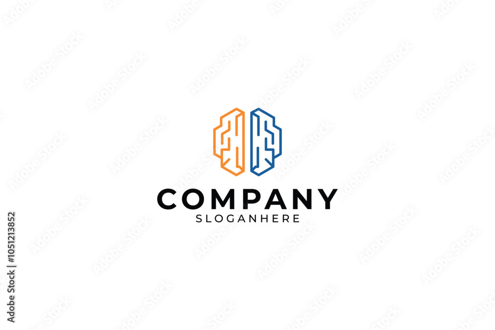 Fototapeta premium Brain Logo