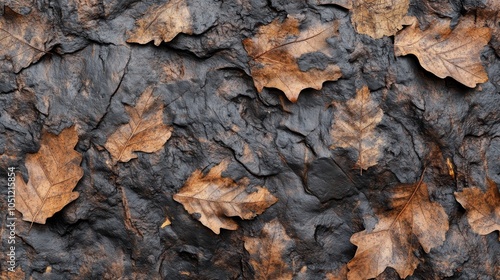 Fibrous rotten leaves