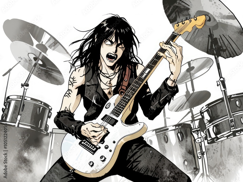 Fototapeta premium E-Gitarre 