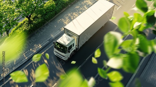Eco-Friendly Electric Logistics Truck Embracing Green Transportation