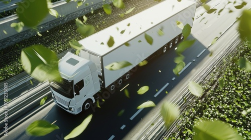 Eco-Friendly Electric Logistics Truck Embracing Green Transportation