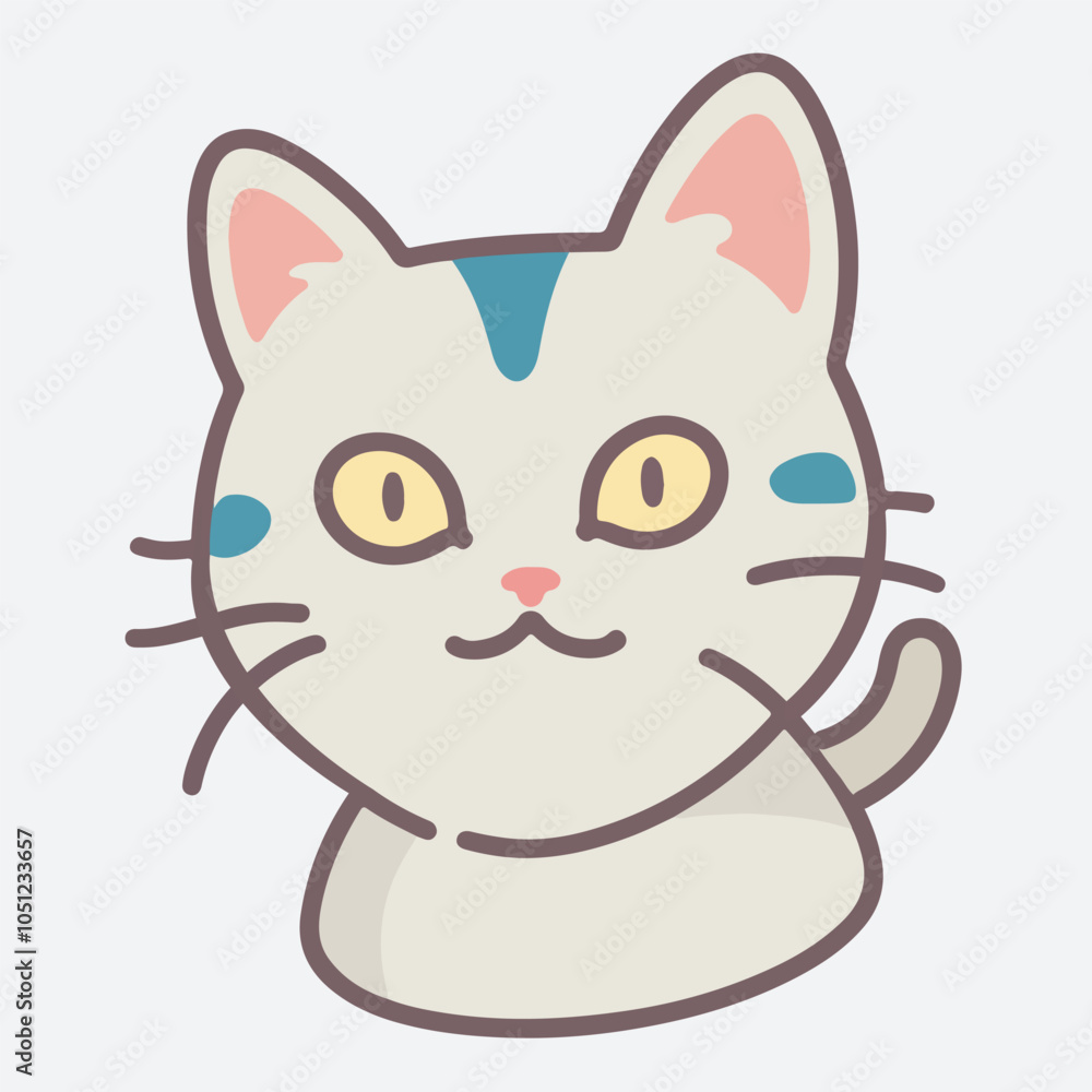 Art and Illustration of cat and dog perfect for design Art and Illustration of cat and dog perfect for design