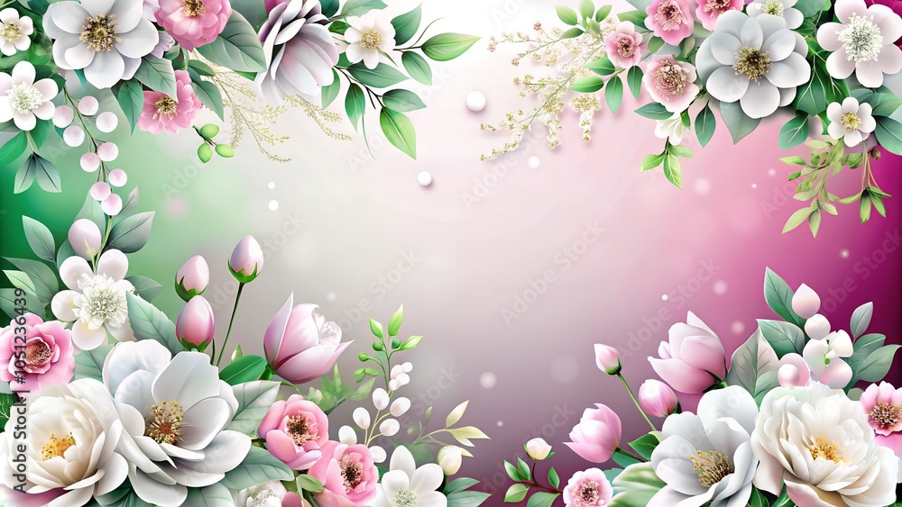spring background with flowers spring background with flowers