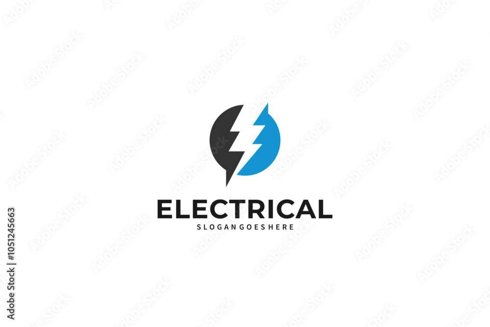 Fototapeta premium Electric logo