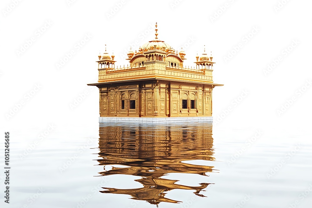 Fototapeta premium Beautiful view of Golden temple in Amritsar.