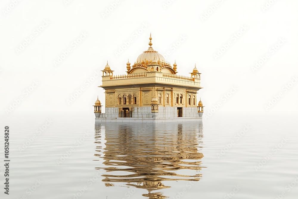 Fototapeta premium Beautiful view of Golden temple in Amritsar.