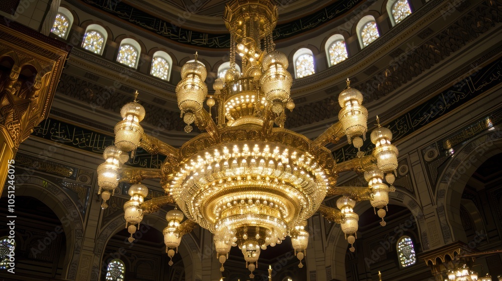Obraz premium Grand Chandelier in a Mosque