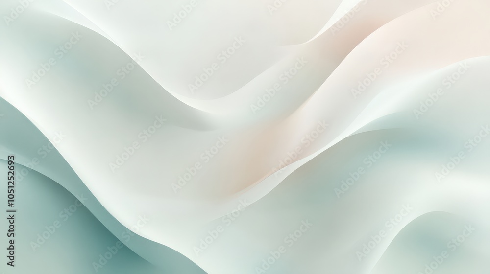 Obraz premium A minimalist background featuring a subtle, abstract wave pattern in soft colors.