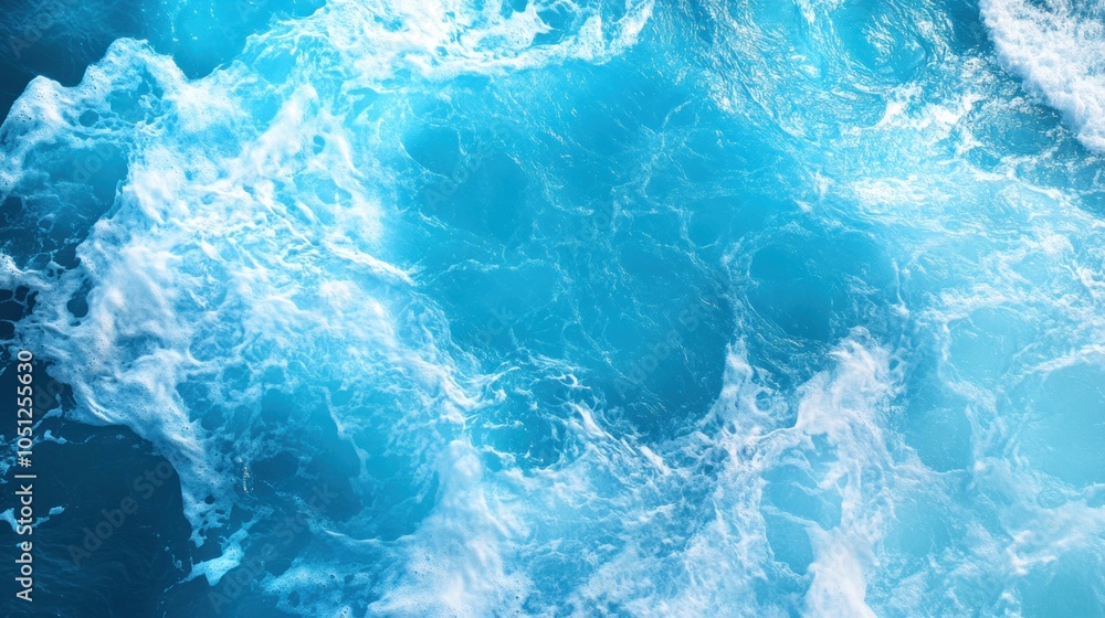 Fototapeta premium Blue Ocean Waves