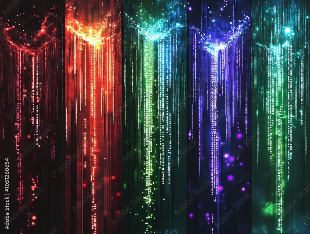 Obraz premium Lights on a wall