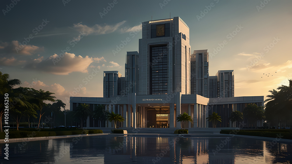 Fototapeta premium Building Construction Project view