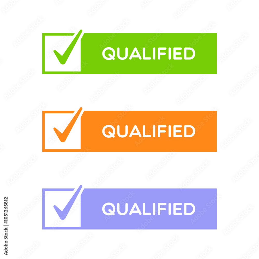 Set of Qualified Banner Labels Set of Qualified Banner Labels