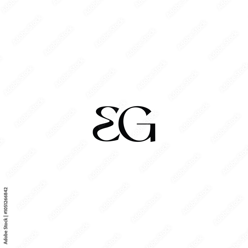 EG monogram logo design letter text name symbol monochrome logotype alphabet character simple logo EG monogram logo design letter text name symbol monochrome logotype alphabet character simple logo