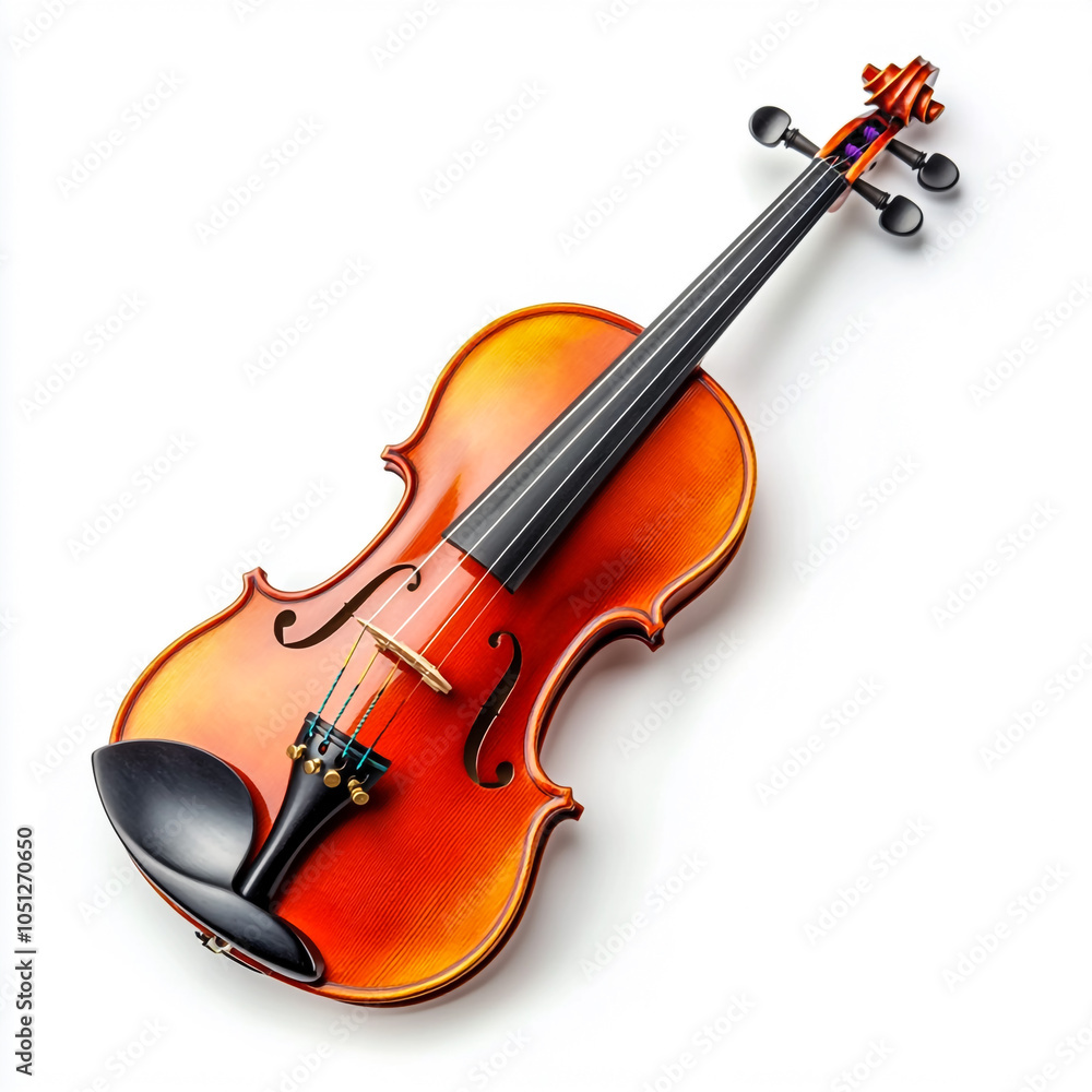 Fototapeta premium violin isolated on white