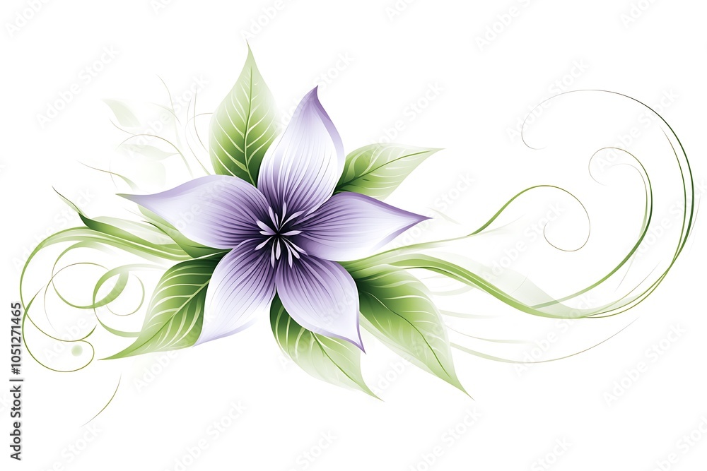 Obraz premium Floral abstraction for design.