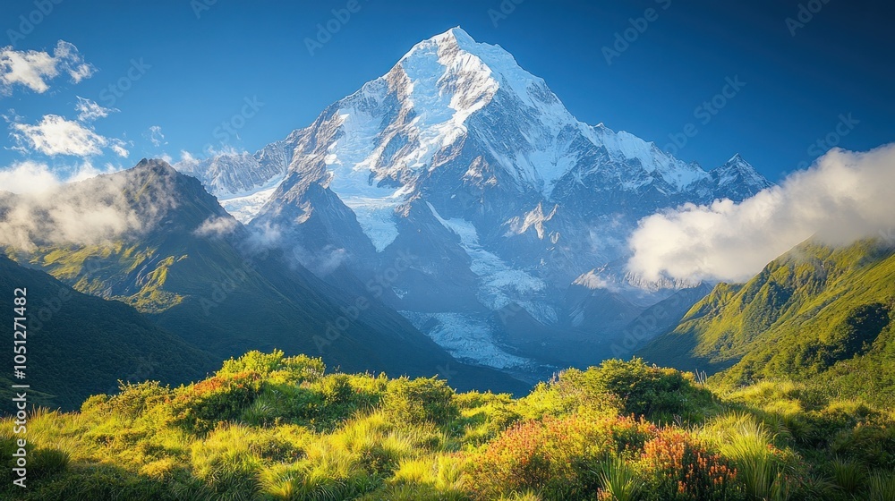 Fototapeta premium Majestic Mountain Peak