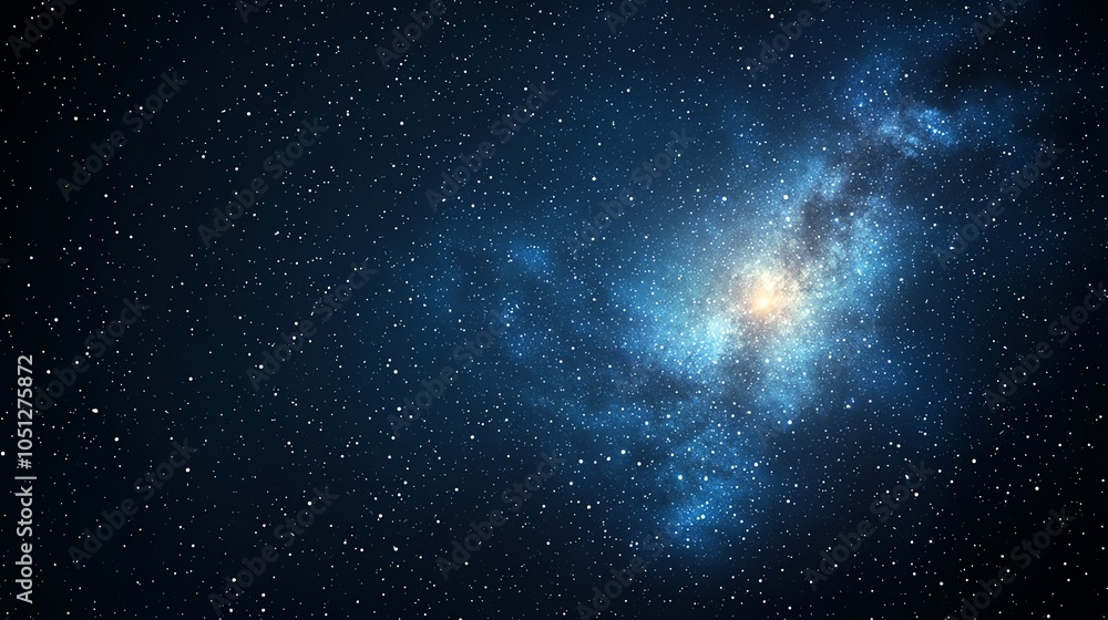 A stunning view of a galaxy with vibrant stars and cosmic dust, showcasing the beauty of the universe's vastness. A stunning view of a galaxy with vibrant stars and cosmic dust, showcasing the beauty of the universe's vastness.
