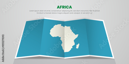 africa map travel with pin tag location design Illustration