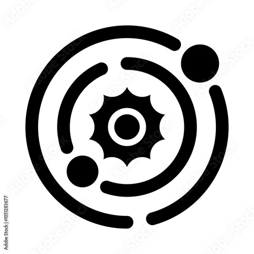 Galaxy icon glyph