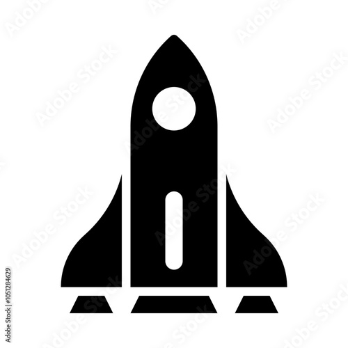 Spacecraft icon glyph